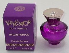 Versace Pour Femme Dylan Purple for Women 0.17 oz EDP Mini Splash Italy