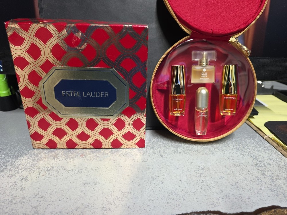 New 4PCS Estee Lauder EDP Perfume Spray Mini Size Set 4x 4 ml/0.14 oz~Very Rare