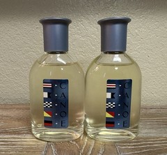 2 Vintage Bottles CANOE by Dana Me’s Cologne, 2 oz After Shave Splash