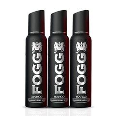 Fogg Marco No Gas Deodrant for Men Body Perfume Body Spray Pack of 3 Pcs 3X120ml