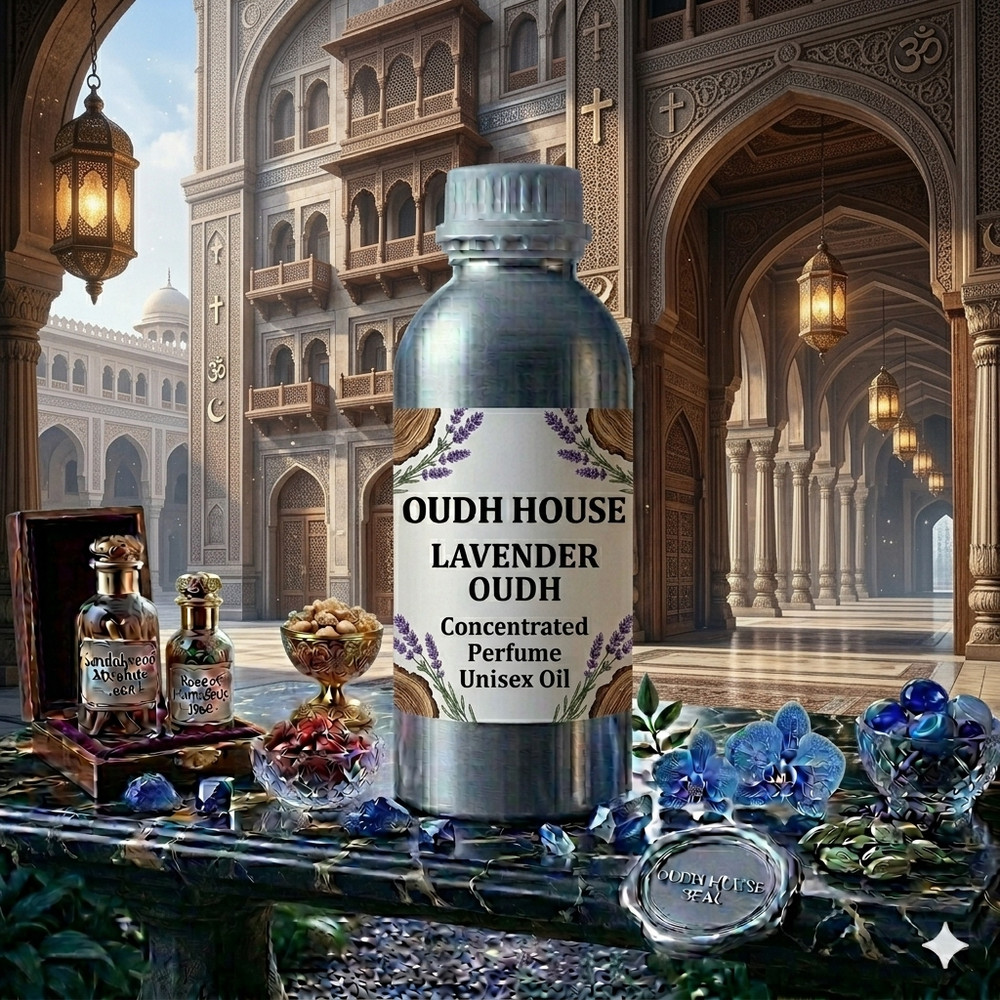 OUDH HOUSE LAVENDER OUDH Concentrated Perfume Unisex Oil 100ml FREE SHIPPING