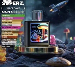 SPACE CAKE BY SUPERZ BUDAPEST 50ML EXTRAIT DE PARFUM. NEW. SEALED. USA SELLER