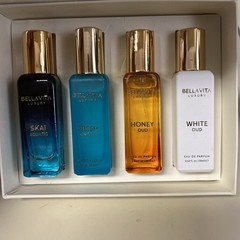 Bella Vita Luxury Fresh Honey Oud Skai Aquatic White Oud Spray Gift Set 4x20ml