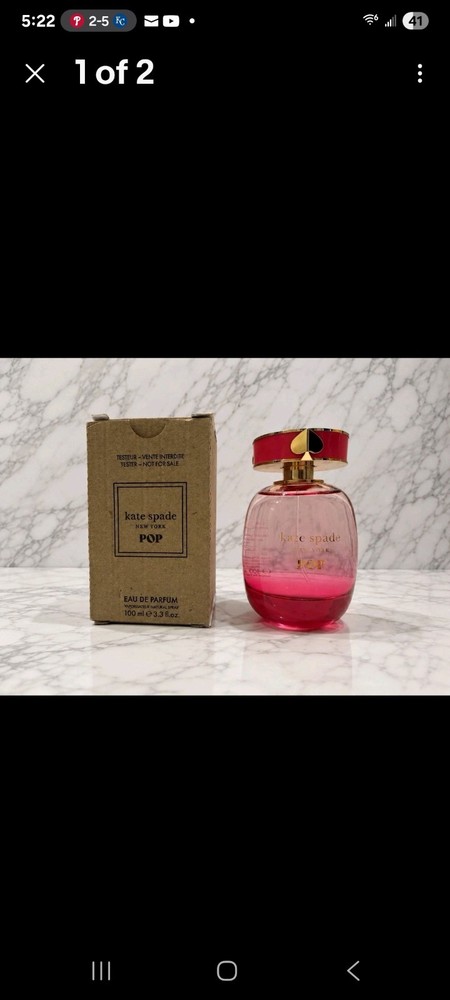 Kate Spade Pop Eau de Parfum, 3.4 oz Spray Women, Feminine Fruity Floral Musk
