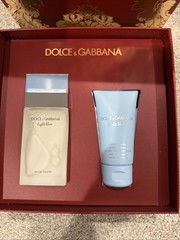 Light Blue 2 Piece Set For Women 2 Piece Set by Dolce & Gabbana Gift Set for
