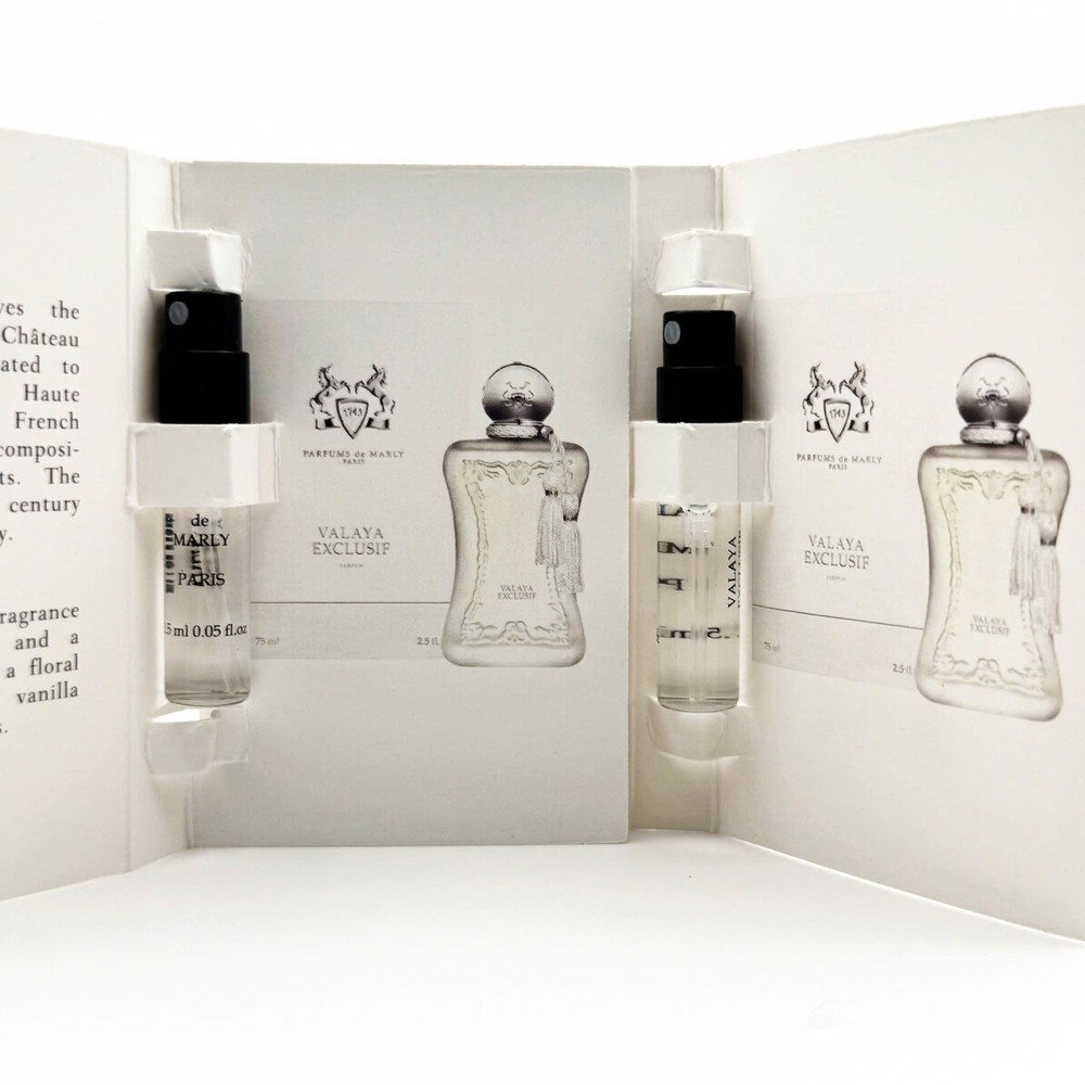 2 PCS VALAYA EXCLUSIF PARFUMS DE MARLY EDP SPRAY SAMPLE 1.5ML/0.05OZ ✨