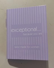 EXCEPTIONAL BECAUSE YOU ARE EAU DE PARFUM PERFUME SAMPLE .03 OZ 1 ML (8)