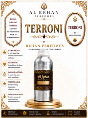 Al Rehan Perfumes Terroni Premium Attar Perfume Oil Best Long Lasting Scent Oil