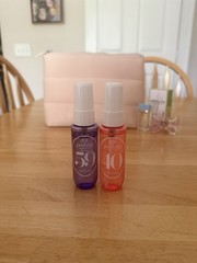 Sol De Janeiro Fragrance Sprays including makeup bag and other samples