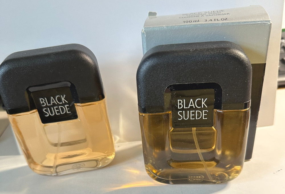 Avon Black Suede Men’s Cologne Spray 3.4 fl oz x2 NOS Boxed & Unboxed NEW