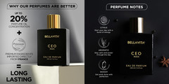 Bella Vita CEO Pack of 2 x 100ml Perfume 100ml | Fresh & Bold Fragrance for Men