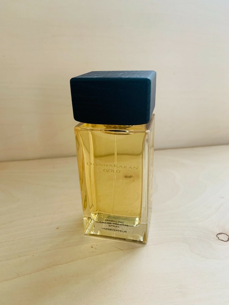 DONNA KARAN GOLD SPARKLING EDT SPRAY 3.4 Oz / 100 ml As shown in Picture NEW