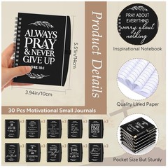 Religious Inspirational Journal Set – Pack of 60