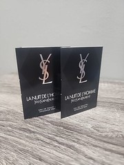 2 YSL YVES SAINT LAURENT LA NUIT DE L’HOMME SAMPLE SPRAY 0.04 FL OZ / 1.2 ML