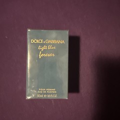 Dolce & Gabbana Light Blue Forever Pour Homme 50ml / 1.6 oz EDP Spray Rare