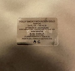 New Without Box Dolly Parton Smoky Mountain Gold Extrait de Parfum Spray 3.4 oz
