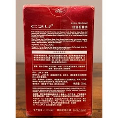 Womens C2U Ruby Perfume 75ml Eau De Parfum Floral Fruity Red Crystal Bottle NEW