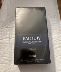 Carolina Herrera Bad Boy Cobalt Elixir EDP Natural Spray 3.4 fl oz Regular