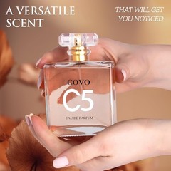 3.3 fl oz Covo C5 for Women – Sensual Floral Fragrance – Perfect Gift Choice
