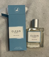 CLEAN classic Cool Cotton Eau De Parfum 2 Fluid oz / 60ml NEW IN BOX