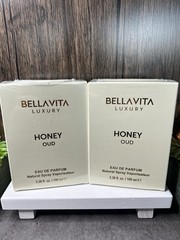 Bella Vita Luxury Honey Oud Eau de Parfum Spray 3.38 fl oz Exp 11/28 TWO PACK
