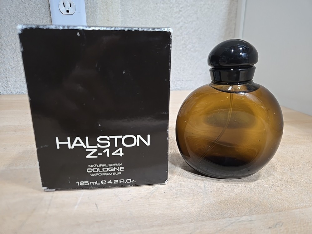 Vintage HALSTON Z-14 Z14 Cologne Natural Spray For Men 4.2 fl oz 125 ml W/ Box
