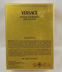 Versace Eros Energy Mens Cologne 3.4 oz EDP Gift Birthday Fresh Citrus Scent New