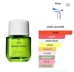 Phlur Mood Ring Eau de Parfum 1.7 fl oz With Box Dragon Fruit Amber Musk
