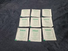 Lot Of 9 Herbissimo Mediterranean Marjoram Cologne Refresher Towelette .07 FL Oz