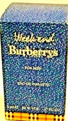 3 x Weekend Burberrys Men 0.17oz / 5ml EDT splash mini (discontinued, Vintage)