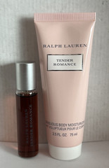 Ralph Lauren Tender Romance Set EDP Spray 0.5 oz + Body Moisturizer 2.5 oz