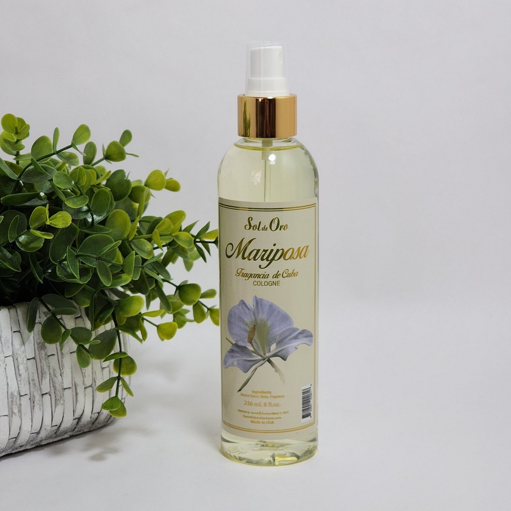 Sol de Oro Mariposa Cologne Spray for Women Made in USA 8 fl oz