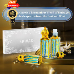 EKIVAO Arabian Perfume for Women, 3Pack Arabic Long 0.4 Fl Oz (Pack of 3)