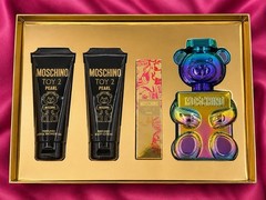 Moschino Toy 2 Pearl Gift Set: EDP Spray 3.4 oz + Gel + Lotion + 0.3 oz