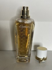 Cartier Les Heures Voyageuses Oud & Musc Parfum Authentic, Gold Etched Design