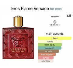 Versace Eros Flame by Versace 3.4 oz EDP Cologne for Men Brand New Original Box