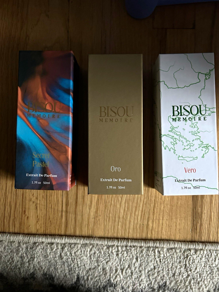 Unisex Bisou Memoire Oro Secret Pastel & Vero Extrait De Parfum in 1.7 fl oz