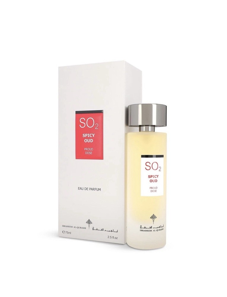 Spicy Oud by Ibraheem Al Qurashi 75ml Spray-Free Gift Bag Ibrahim AlQurashi Usa