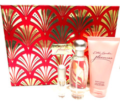 Estee Lauder Pleasures Joyfull Spell Set edp1.7oz+0.14oz+2.5oz Body Lotion New
