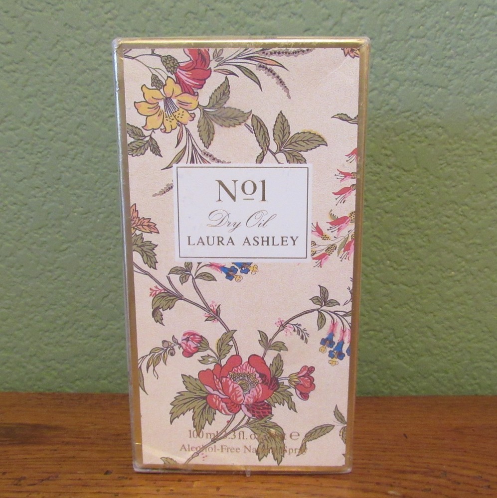 Rare New Sealed Laura Ashley No 1 Dry Oil Alcohol Free Perfume Spray 100ml 3.3oz