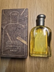 New Vintage RAW VANILLA By Coty Eau De Cologne Splash For Men 1.7 FL OZ