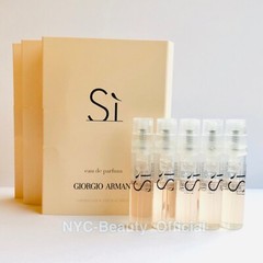 3 x GIORGIO ARMANI Si Eau De Parfum EDP sample spray 1.2 ml / 0.04 oz each