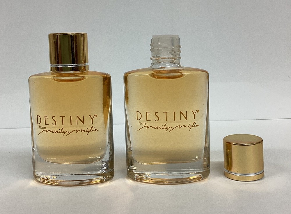 Destiny By Marilyn Miglin LOT OF 2 EDP .41oz SPLASH No Box, MINIATURE