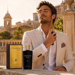 Long-Lasting Poseidon Gold Eau de Toilette for Men – 8 Hours of Sophistication