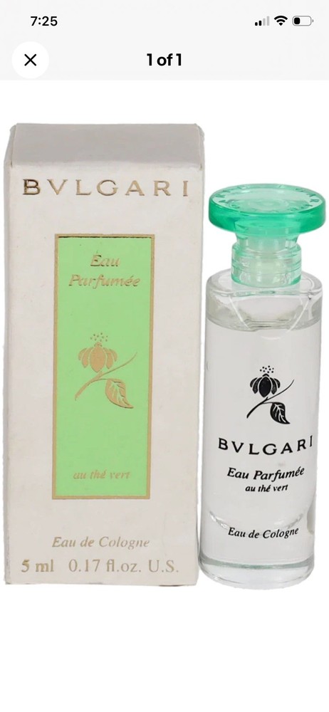 Eau Parfumee Au the Vert By Bvlgari Women’s Mini EDC Splash 5 ML DISCONTINUED