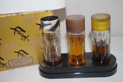 FABERGE Vintage COLOGNE TRIO SET 9942 A/W/T