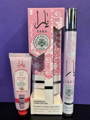 yara Pink perfume and hand cream. 30ml hand cream and 35ml perfume