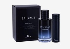 CHRISTIAN DIOR SAUVAGE MEN ( 2 PC ) 3.4 OZ. EDP SP / 0.34 OZ. EDP