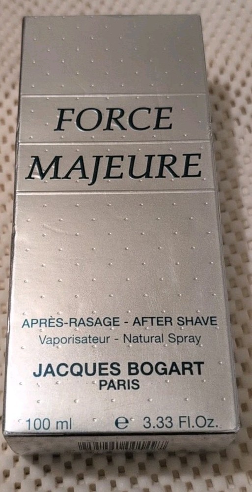 FORCE MAJEURE by Jacques Bogart 3.33 fl oz AFTER SHAVE Spray Vintage NIB