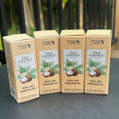 4x Thai Coconut Roll-On Perfume Oil 0.33 oz Each – Personal Care – Bestseller